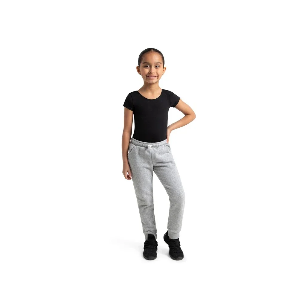 Capezio Girls' Black Team Basic Short Sleeve Athletic Leotards US 12-14 L